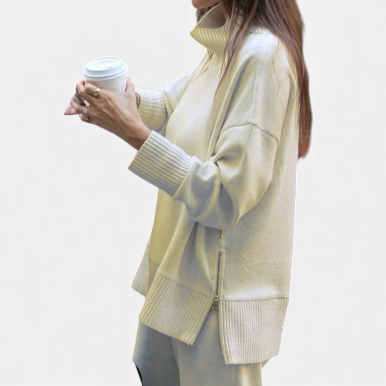 ELITA™ | Premium Ziemas Adīts Divdaļīgs Atpūtas Komplekts