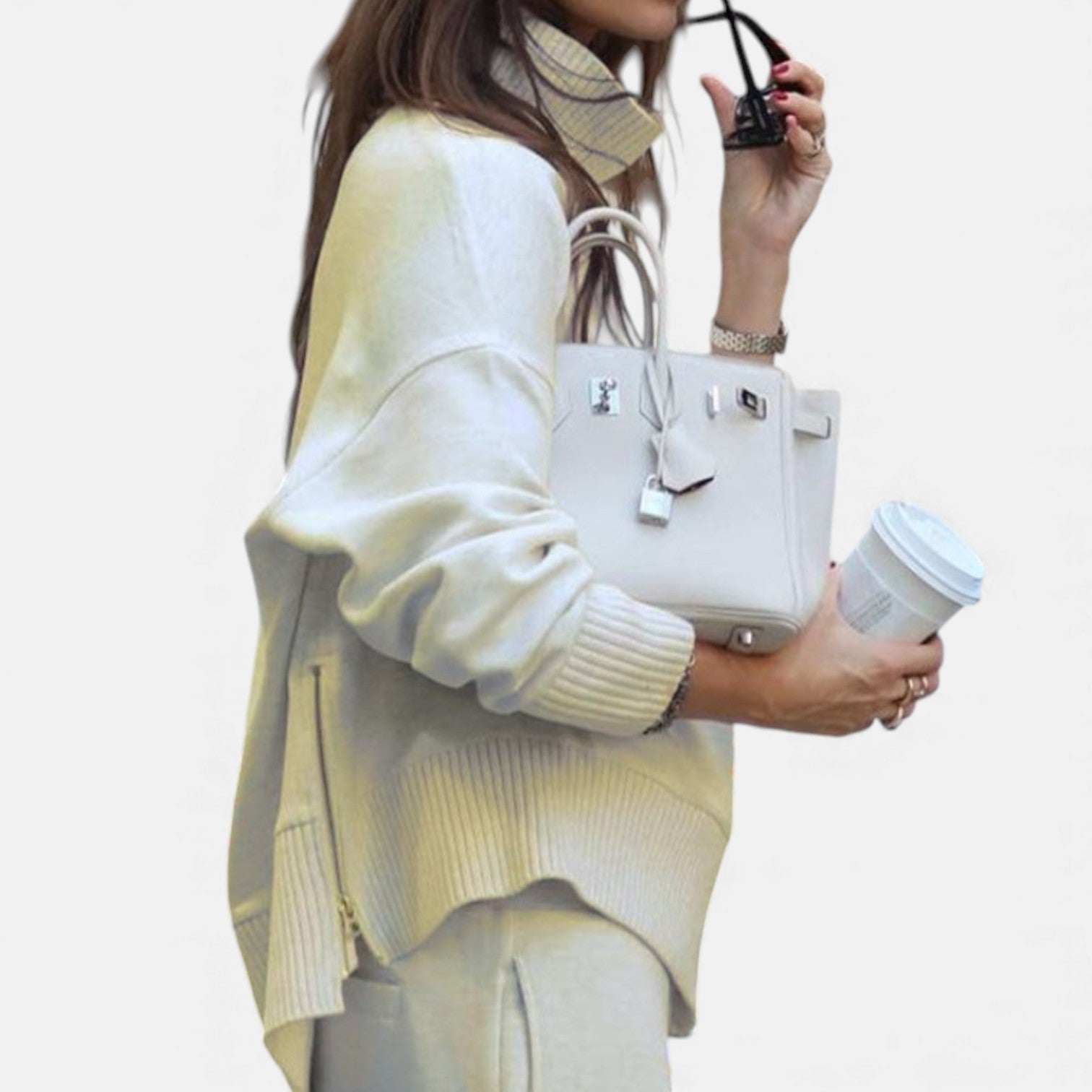 ELITA™ | Premium Ziemas Adīts Divdaļīgs Atpūtas Komplekts